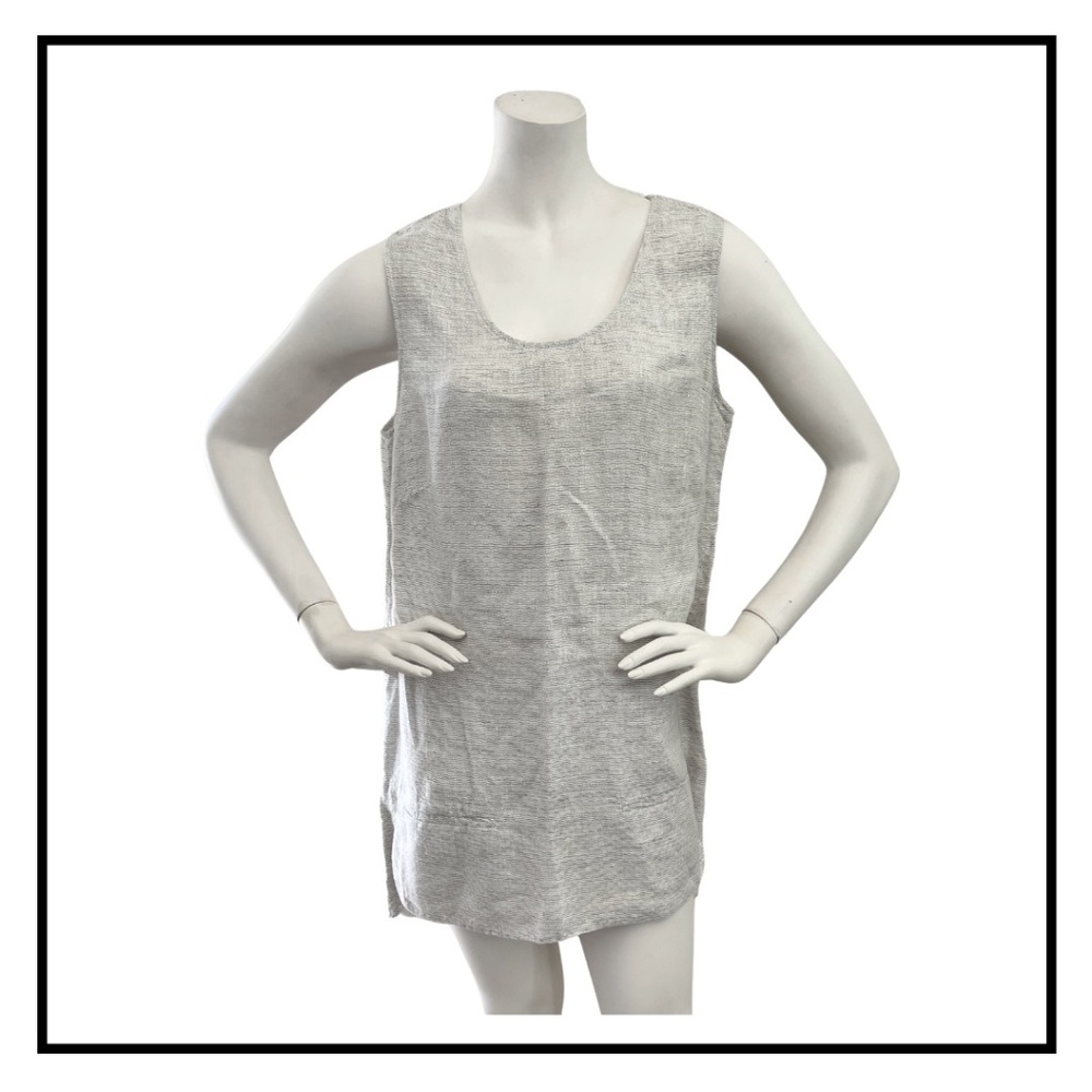 Banana Blue Linen Tunic Top